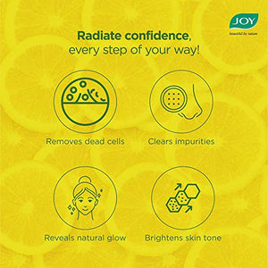 Joy Skin Fruits | Skin Brightening and Glowing | Fruit Infused Face Wash | With Lemon extracts & Active Fruit Boosters | Lemon Face Wash For Oily Skin | 100 ml