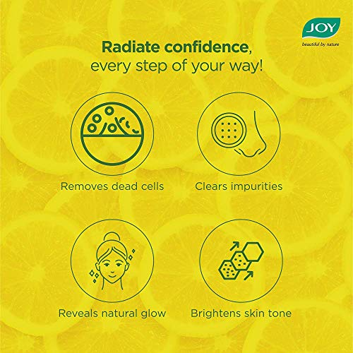 Joy Skin Fruits | Skin Brightening and Glowing | Fruit Infused Face Wash | With Lemon extracts & Active Fruit Boosters | Lemon Face Wash For Oily Skin | 100 ml