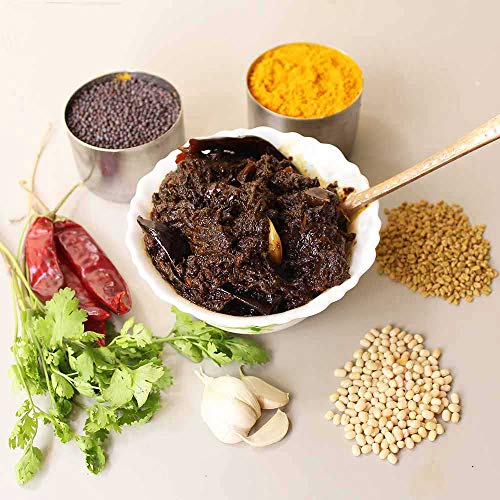 Future Organics Coriander Andhra Pickle - 160 Grams | 100% Fresh Achar with Homemade Taste & Pure Natural Healthy Ingredients