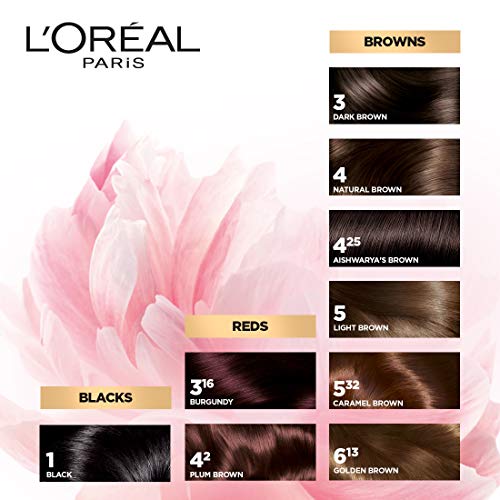 L'Oreal Paris Excellence Creme Hair Color, 3.16 Burgundy, 72ml+100g