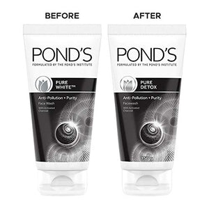 Pond's  Pure Detox Anti-Pollution Purity Face Wash With Activated Charcoal, 150 g