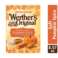 Werther's  Original Soft Harvest Pumpkin Spice Caramel Candy, 8.57 Oz Bag