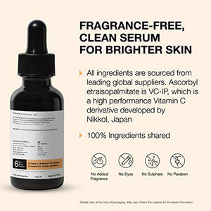 Minimalist Pure Rosehip Oil with Vitamin C Face Serum for Glowing Skin | Facial Oil For Men & Women | 30 ml