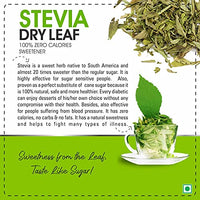 Zindagi Stevia Dry Leaves - Pure Stevia Leaves - Sugar-Free Dry Stevia Leaves 70 gm (Pack of 2)
