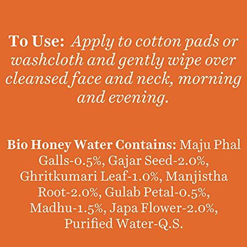 Biotique Honey Water Pore Tightening Brightening Toner With Himalayan Waters, 120ml
