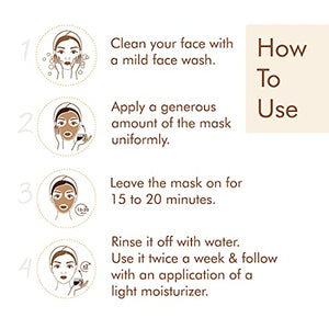 mCaffeine Cappuccino Coffee Face Mask (100gm) for Acne and Oil Control | Face Pack with Kaolin Clay and Almond Milk | Kills 99.9% Acne Causing Germs | SLS & Paraben Free