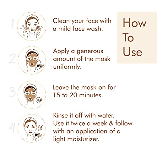 mCaffeine Cappuccino Coffee Face Mask (100gm) for Acne and Oil Control | Face Pack with Kaolin Clay and Almond Milk | Kills 99.9% Acne Causing Germs | SLS & Paraben Free