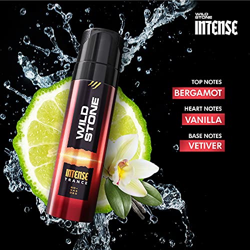 Wild Stone Intense Neon, Woods and Trance No Gas Long Lasting Deodorants for Men, Pack of 3 (120ml each)