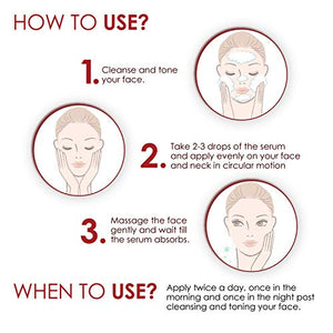 Good Vibes Rose Hip Radiant Glow Face Serum, 10 ml Light Weight Non Greasy Moisturizing Anti Ageing Formula For All Skin Types, Corrects Dark Spots, Natural, No Parabens & Sulphates, No Animal Testing
