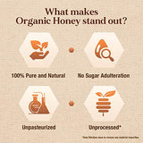 Dabur Organic Honey | 100% Pure and Natural | NPOP Organic Certified | Raw , Unprocessed , Unpasteurized Honey | No Sugar Adulteration – 500gm