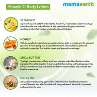 Mamaearth Vitamin C Body Lotion with Vitamin C & Honey for Radiant Skin (400 ml, All Skin Types)