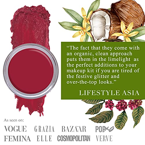 DAUGHTER EARTH Super Antioxidant Lip Tint and Cheek Tint, Matte Finish - Rouge Rose