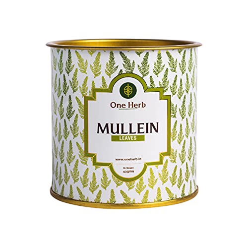 One Herb - Mullein Tea 40g, Lung Detox Herbal Support for Healthy Respiratory, Bronchial & Immune Function and Easy Sleep.