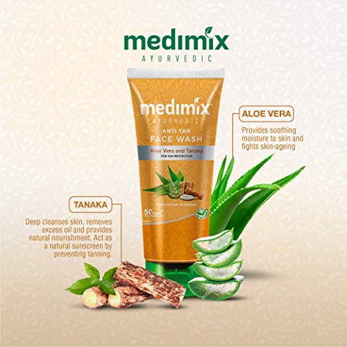 Medimix Ayurvedic Anti Tan Face Wash, 100ml
