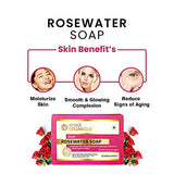 Khadi Organique Natural Herbal Rose Geranium Soap Pack of 4