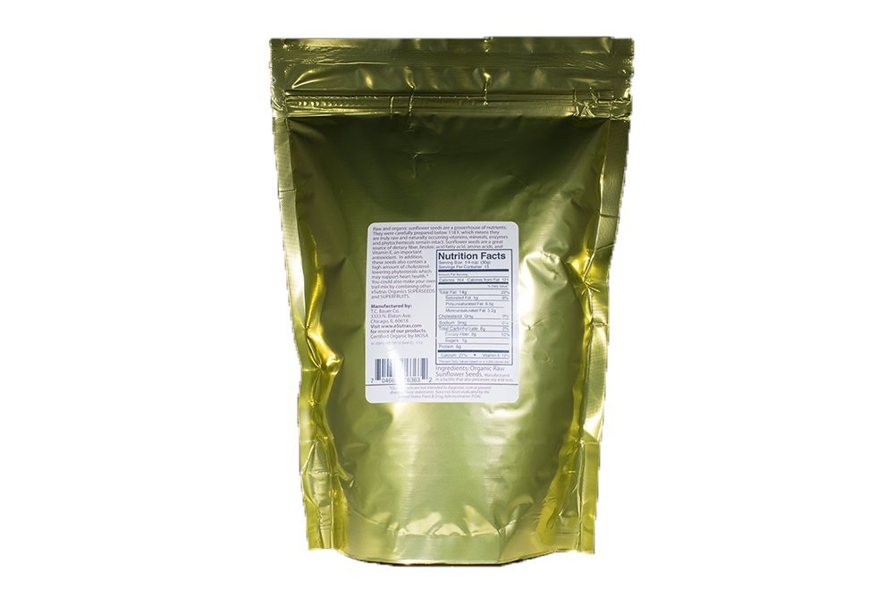 eSutras Organics Sunflower Seeds, 16 Ounce