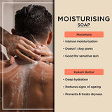 The Man Company Moisturising Bath Soap Bar with Murumuru & Kokum Butter for Soft & Glowing Skin | Suitable For All Skin Types - 100 gm (Pack of 2)