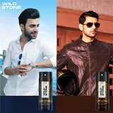 Wild Stone Classic Cologne and Leather Long Lasting Deodorants for Men, Pack of 2 (225ml each)