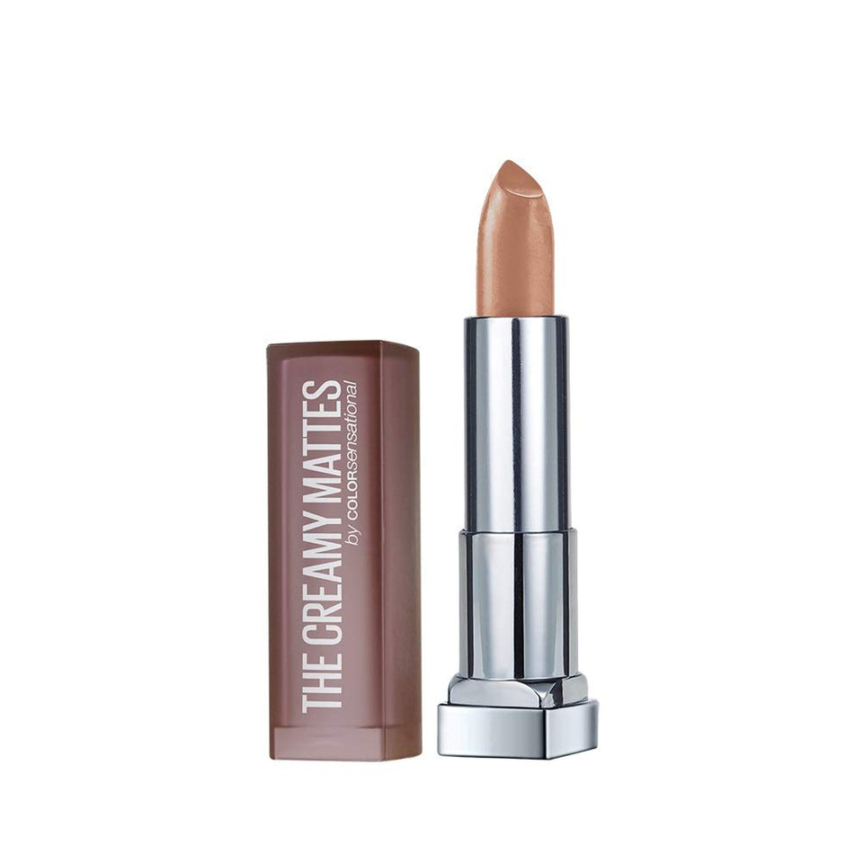 Maybelline New York Color Sensational Creamy Matte Lipstick, 650 Nude Embrace, 3.9g
