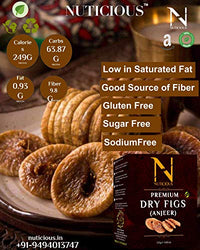 NUTICIOUS Premium Dry Fruits, Nuts and Berries Set of Combo Pack (Nuticious Almonds 125 gm +vCashews 125 gm + Anjeer 125vgm X 3 ) 375Gm