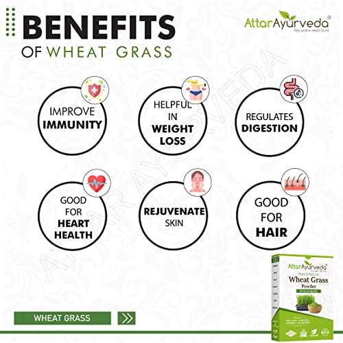 Attar Ayurveda Wheat Grass Powder (100 Gram)