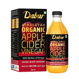 DABUR Himalayan Organic Apple Cider Vinegar with Mother of Vinegar |100% Pure| USDA Organic Certified |Raw, Unfiltered and Unpasteurized|Helps Boost Immunity - 500 ml