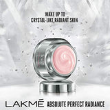 Lakme Absolute Perfect Radiance Brightening Night Cream 50 g, Daily Repair Face Moisturizer for Illuminated, Glowing Skin -With Glycerin & Niacinamide