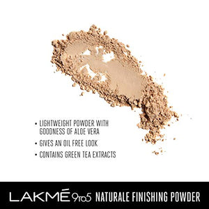 Lakme 9 to 5 Naturale Finishing Powder, Universal Shade, 8g