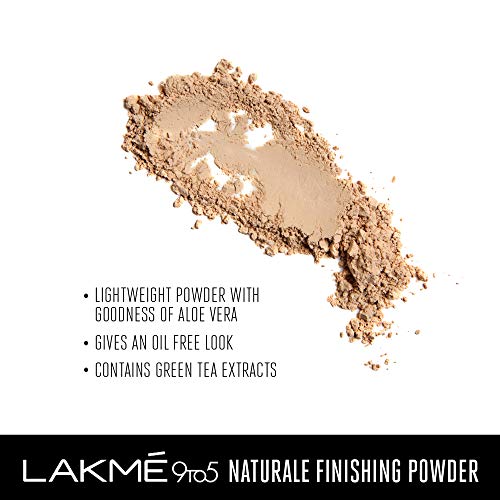 Lakme 9 to 5 Naturale Finishing Powder, Universal Shade, 8g