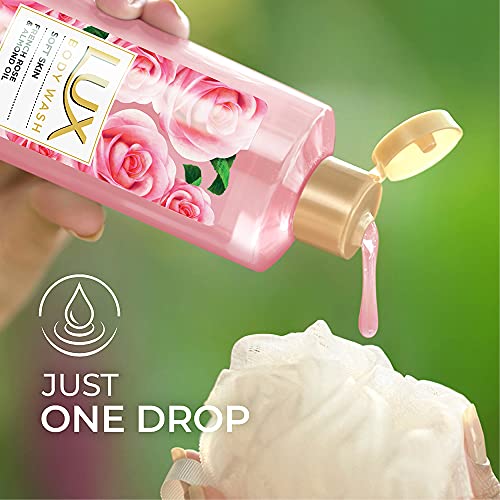 Lux Shower Gel, French Rose Fragrance & Almond Oil Bodywash, With Glycerine For Soft & Glowing Skin, Paraben Free, 245 ml