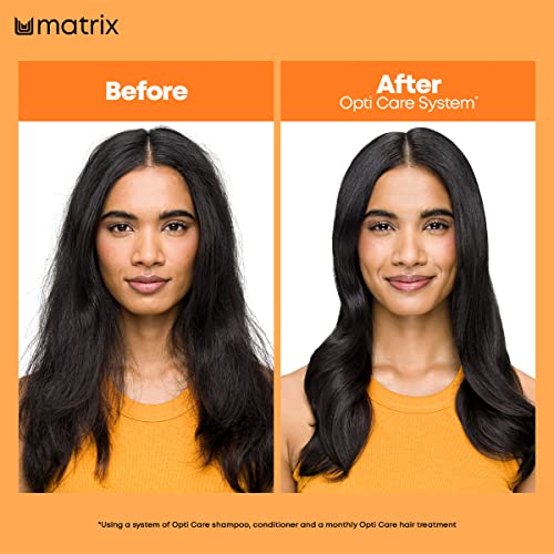 MATRIX Opti Care Professional Conditioner | Intensely moisturizes leaving Smooth Straight and shiny hair | With Shea Butter | For Unruly Hair | Paraben Free