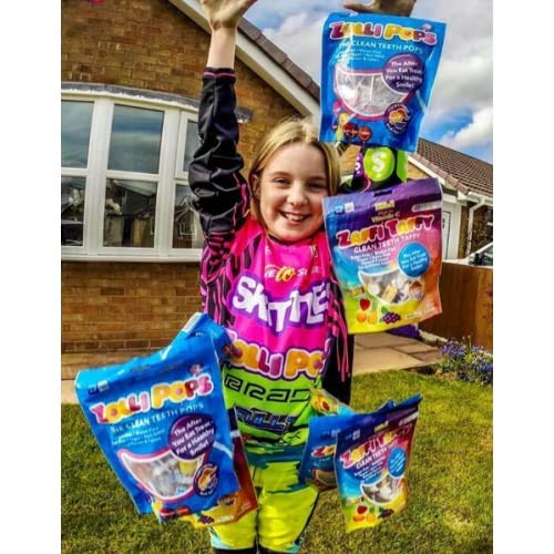 Zollipops Clean Teeth Lollipops - Assorted Flavors 8oz - Anti-Cavity, Sugar Free Candy with Xylitol for a Healthy Smile - Great for Kids, Diabetics, Vegan, and Keto Diet
