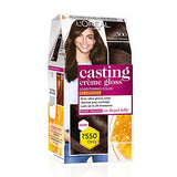 L'Oreal Paris Casting Crème Gloss Conditioning Hair Color, 87.5g + 72ml - Darkest Brown 300 (Pack of 1)