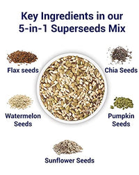 True Elements 5 in 1 Mix Seeds 125g * 2 - Seeds Combo for Eating | Diet Snacks | Roasted Seeds