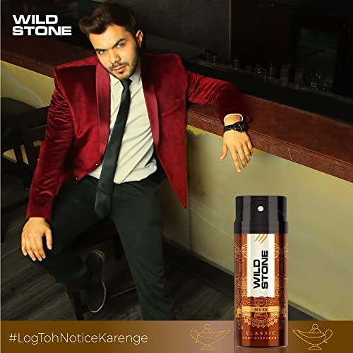 Wild Stone Classic Deodorant for Men (Musk, 225ml)