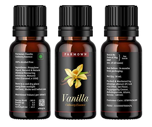 Farmown Premium Food Flavour Essence Combo Pack (Pineapple & Vanilla)