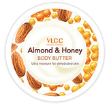 VLCC Almond & Honey Body Butter (200gm), White