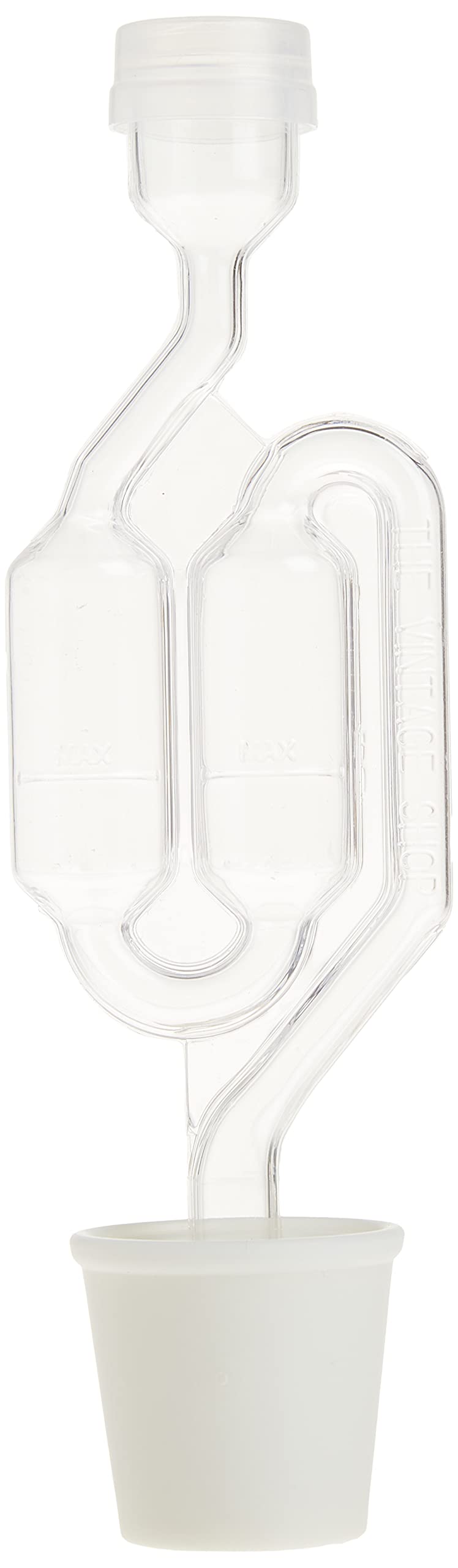 North Mountain Supply - RS-PC-12 Red Star Premier Classique Wine Yeast - Pack of 12 - Fresh Yeast & Twin Bubble Airlock and Carboy Bung (Pack of 2)