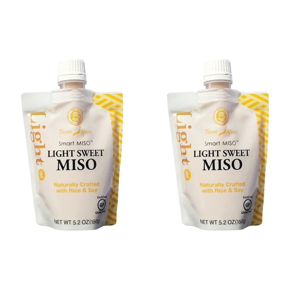Muso From Japan Smart Miso, Light Sweet, 5.2 oz (Pack of 2)