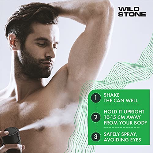 Wild Stone Forest Spice Deodorants for Men, Pack of 2 (150ml each)