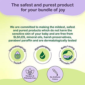 Dabur Baby Wash: pH 5.5 balanced with No Harmful Chemicals & Tear Free Formula |Contains Aloe Vera & Calendula |Hypoallergenic & Dermatologically Tested with No Paraben & Phthalates - 500 ml