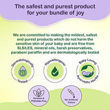 Dabur Baby Wash: pH 5.5 balanced with No Harmful Chemicals & Tear Free Formula |Contains Aloe Vera & Calendula |Hypoallergenic & Dermatologically Tested with No Paraben & Phthalates - 500 ml