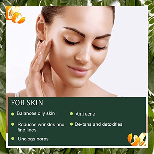 INDUS VALLEY Organic Orange Peel Powder | Citrus aurantium - for Oil Control and Best for Skin - (100g)