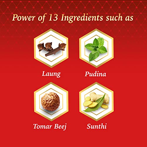 Dabur Red Paste - India's  No.1 Ayurvedic Paste, Provides Protection Plaque Removal, Toothache, Yellow Teeth, Bad Breath- 800g (200gm*4)