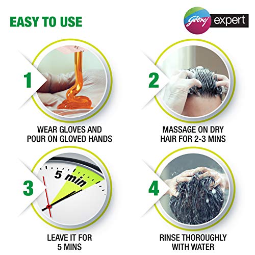 Godrej Expert Easy 5 Minute Shampoo Hair Colour Sachet - Natural Black 75ml , (Pack of 3)