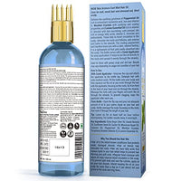 WOW Skin Science Cool Mint Hair Oil - with Comb Applicator - Non Sticky & Non Greasy - for All Hair Types - No Mineral Oil, Silicones, Synthetic Fragrance - 100mL