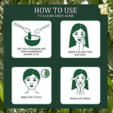 INDUS VALLEY Neem Leaf Powder | Azadirachta indica With Multani Mitti Powder | Healing Clay - 100% Natural, Pure and Organic For Hair and Skin Care (100g+200g=300g)