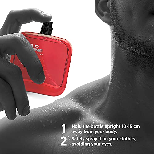 Wild Stone Ultra Sensual Perfume Spray for Men, 100ml, A Sensory Treat for Casual Encounters, Aromatic Blend of Masculine Fragrances