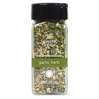 Simply Organic Spice Right Everyday Seasoning Blends, Garlic & Herb, Certified Organic | 2 oz