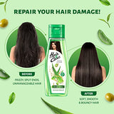 Hair & Care with Aloe Vera, Olive Oil & Green Tea Damage Repair Non-Sticky Hair Oil, 300 ml